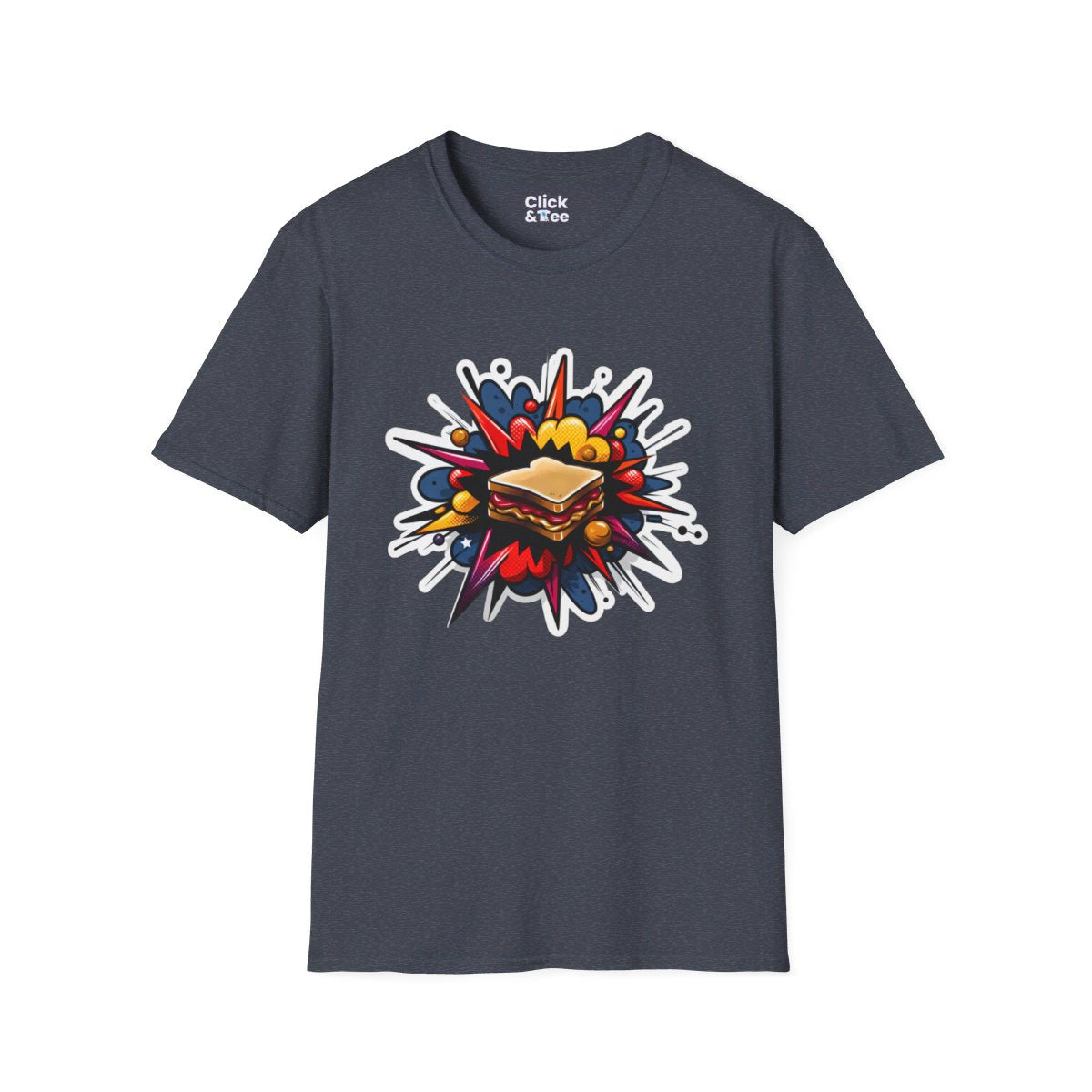 RealisticPeanut Butter and Jelly Sandwhich Unique T-Shirt Image 19