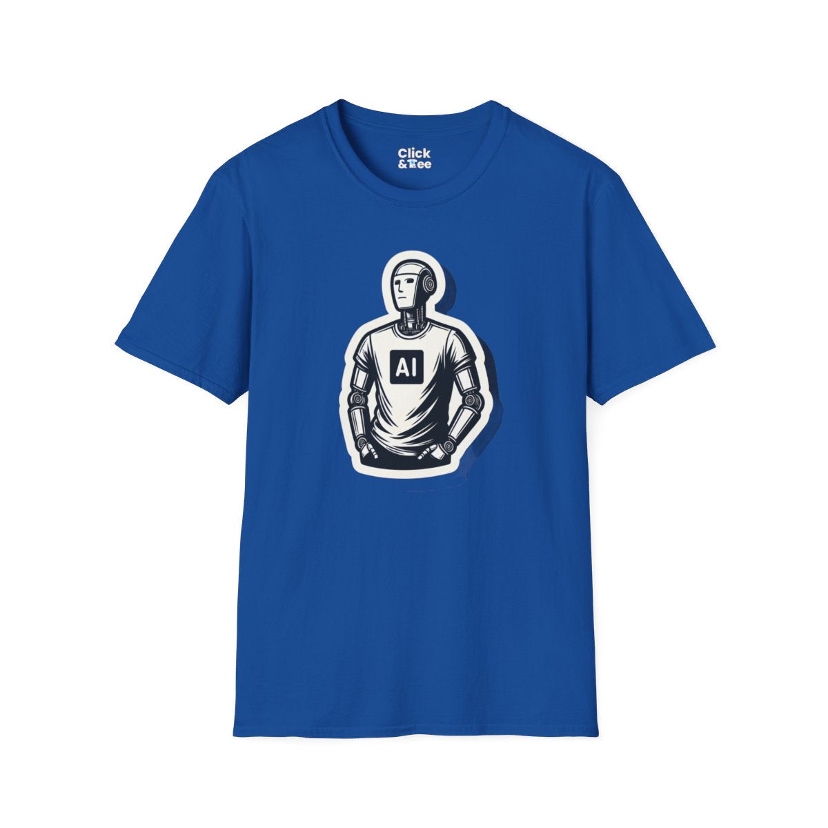 RetroHumanoid AI Robot Unique T-Shirt Image 17