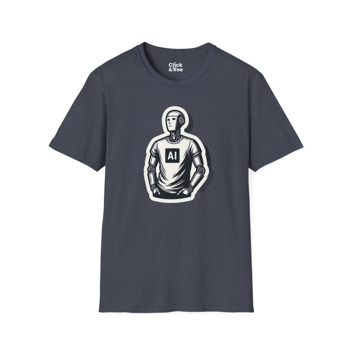 RetroHumanoid AI Robot Unique T-Shirt Image 19