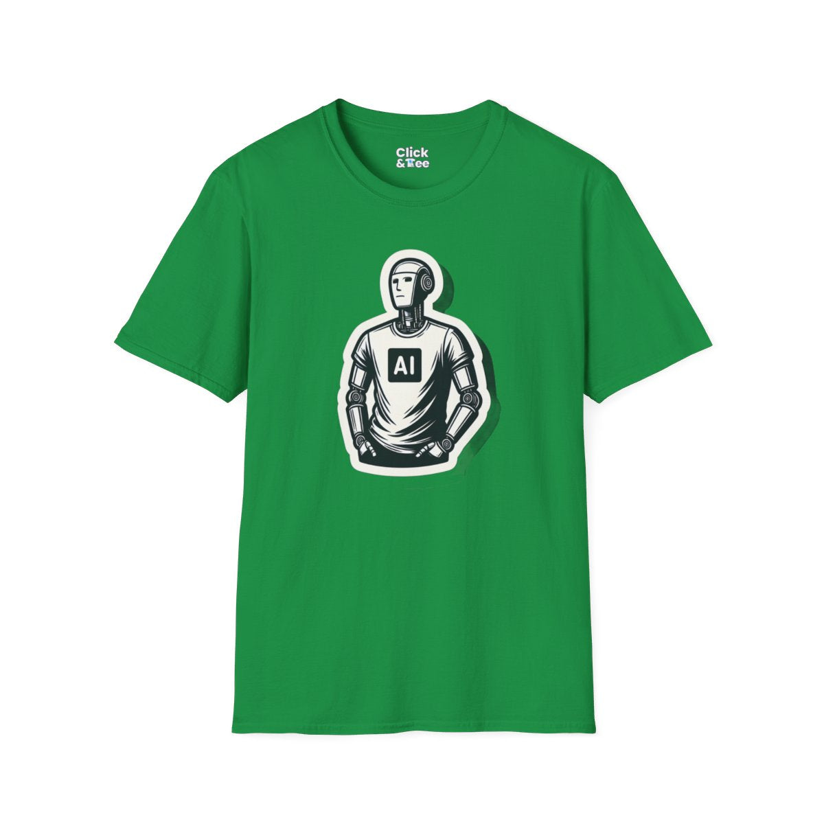 RetroHumanoid AI Robot Unique T-Shirt Image 12