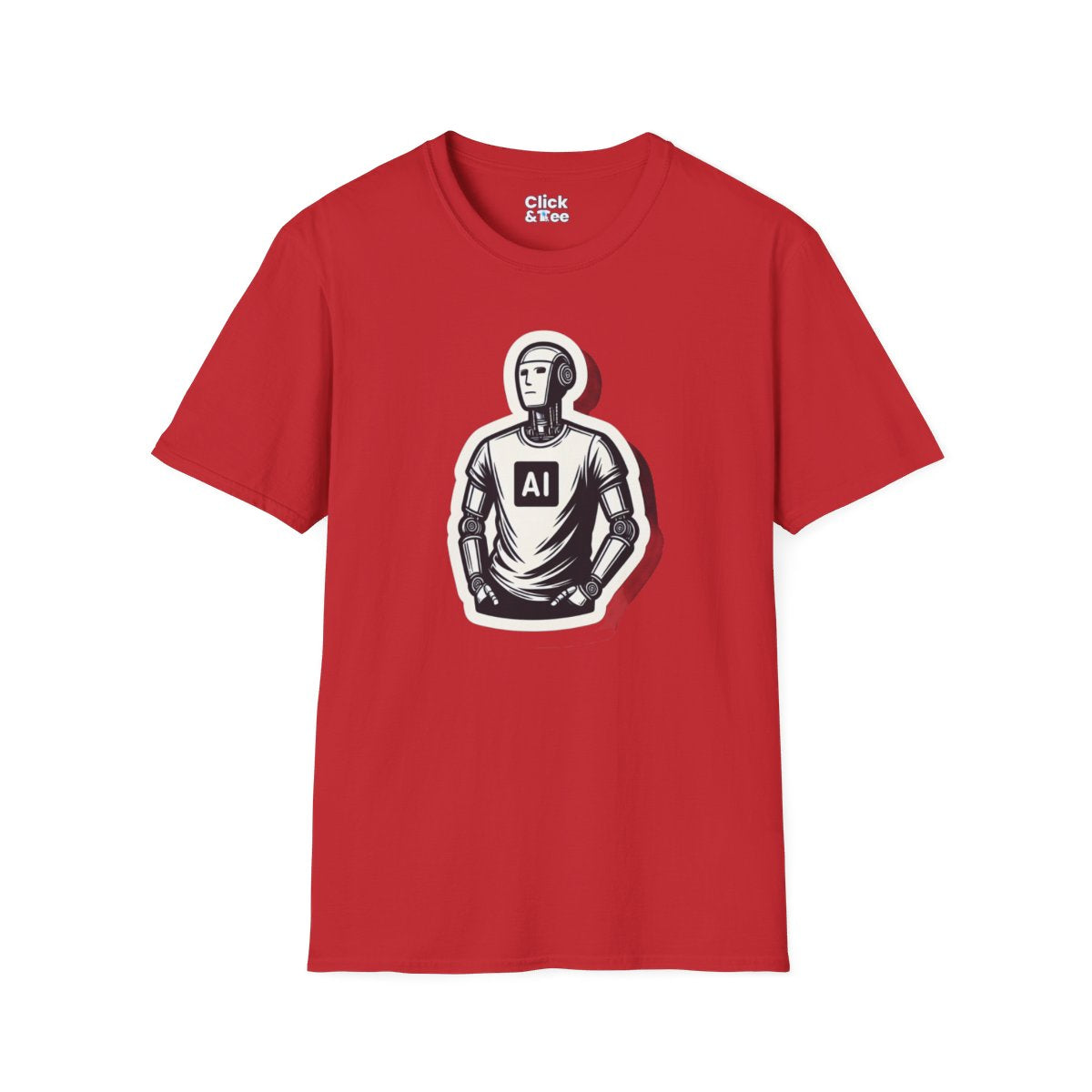 RetroHumanoid AI Robot Unique T-Shirt Image 20