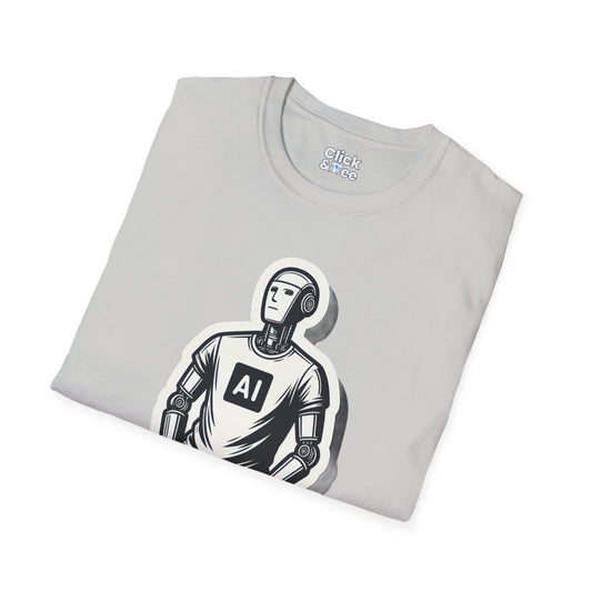 RetroHumanoid AI Robot Unique T-Shirt Image 1