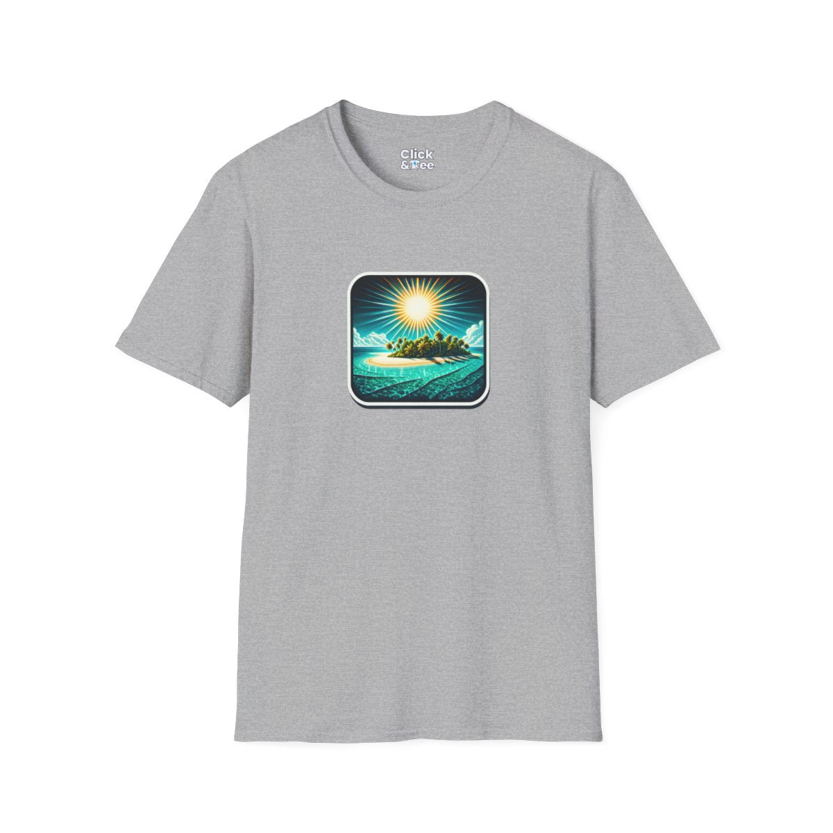 RetroParadise Island Unique T-Shirt Image 8