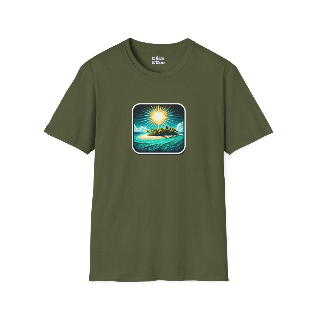 RetroParadise Island Unique T-Shirt Image 11