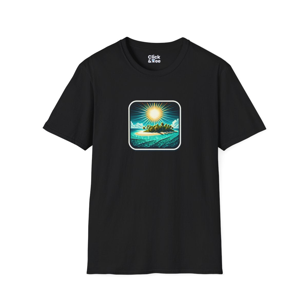 RetroParadise Island Unique T-Shirt  Image 3