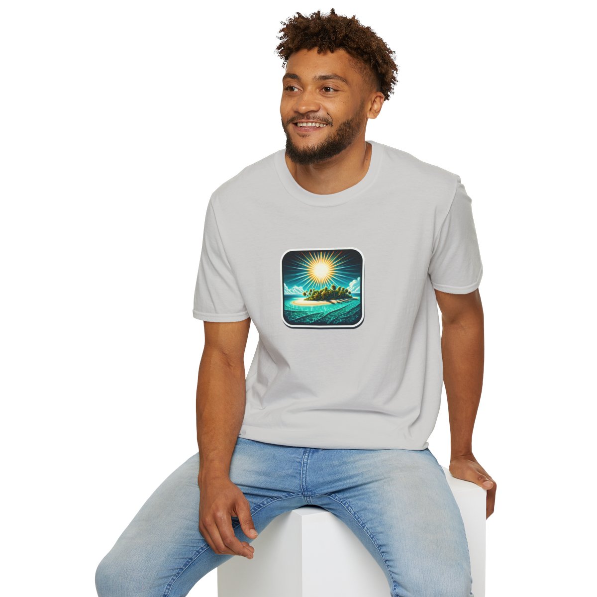 RetroParadise Island Unique T-Shirt Image 7