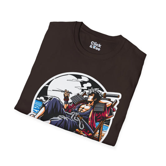 Shonen AnimeSamurai Warrior Unique T-Shirt Image 1