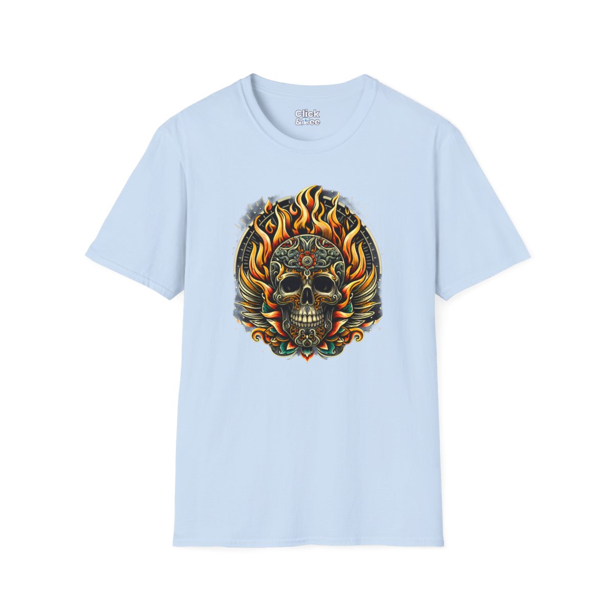 SteampunkSkull Unique T-Shirt Image 14