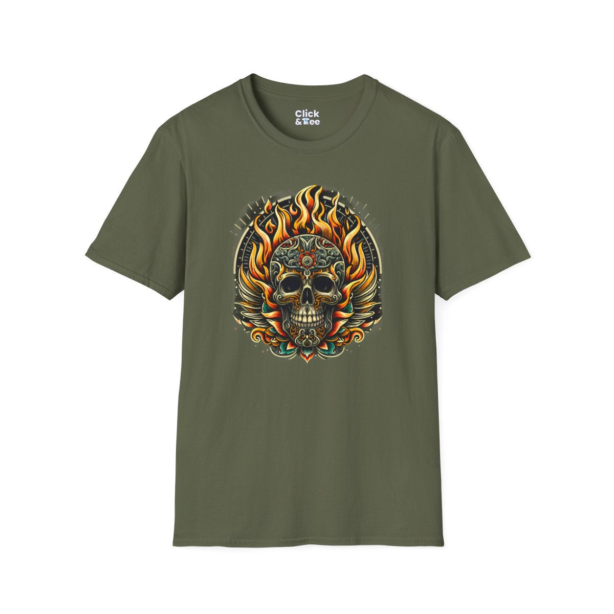 SteampunkSkull Unique T-Shirt Image 11