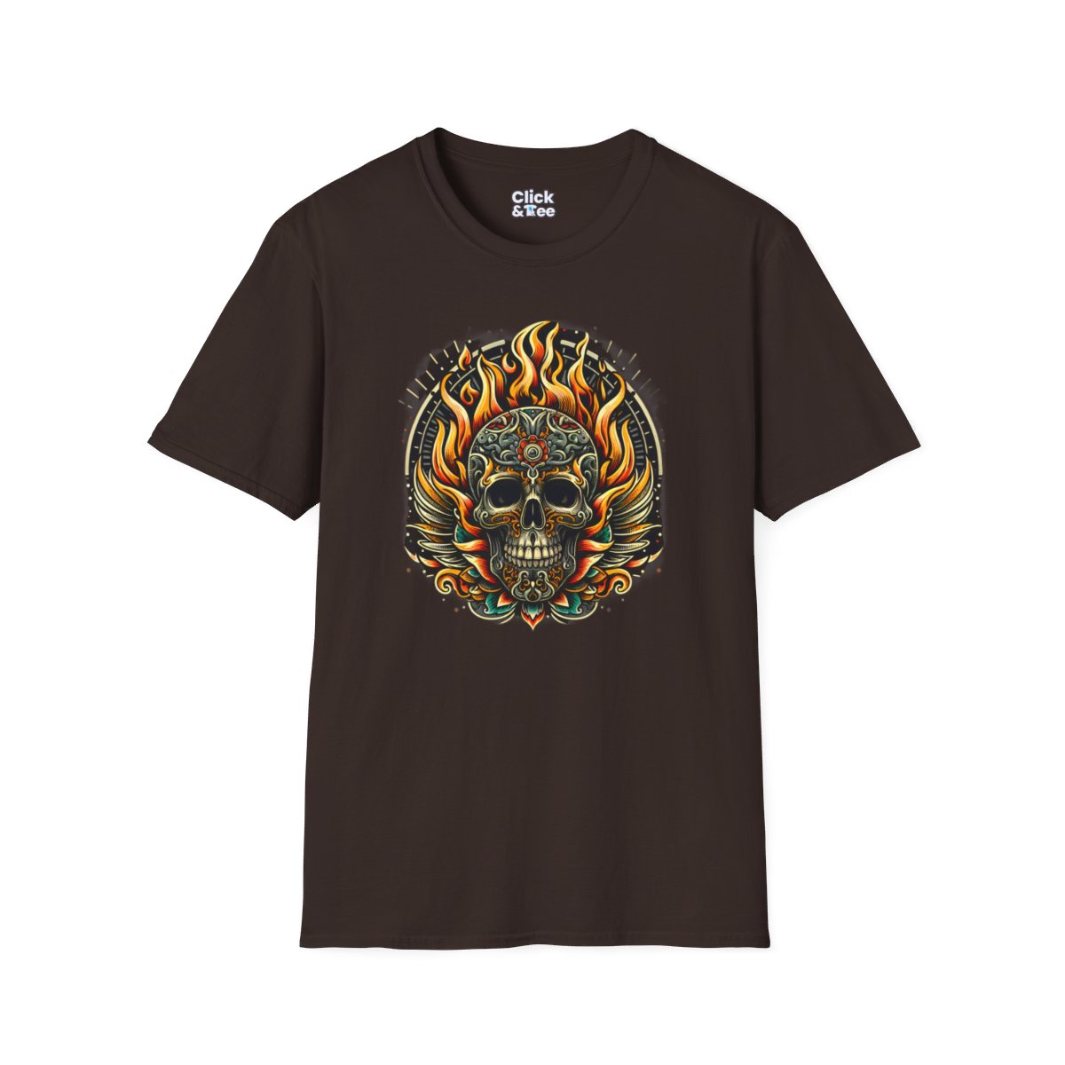 SteampunkSkull Unique T-Shirt Image 10