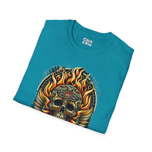 SteampunkSkull Unique T-Shirt Image 1