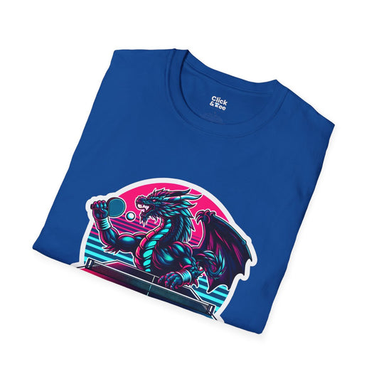 SynthwaveDragon Unique T-Shirt Image 1