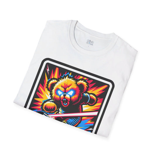 SynthwaveTeddy Bear Unique T-Shirt Image 1