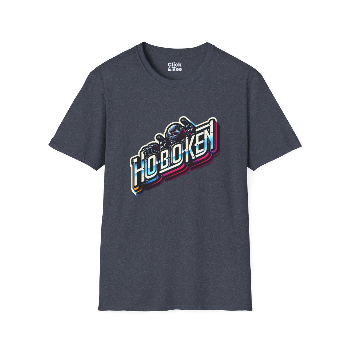 SynthwaveBubble Letters Unique T-Shirt Image 19