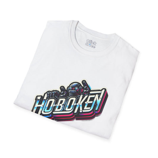 SynthwaveBubble Letters Unique T-Shirt Image 1