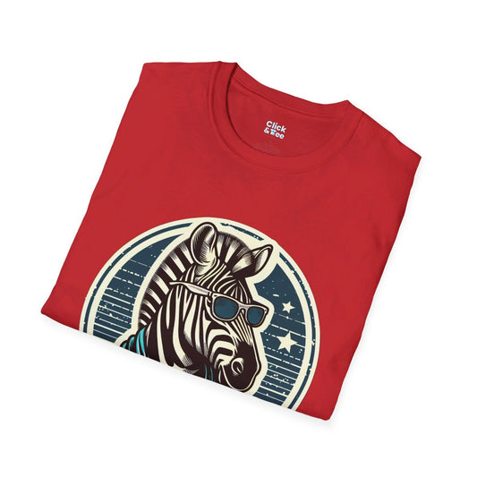 VintageZebra Unique T-Shirt Image 1